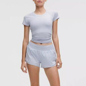 Lululemon Hotty Hot High-Rise Lined Short 2.5" Serene Blue Size 6